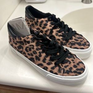 Animal print sneakers. Never worn.
